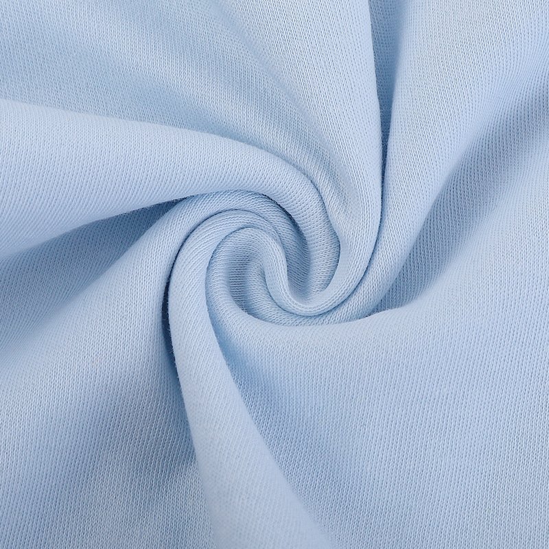 100% Cotton Knitted Fabric 180-220 gsm Babies Clothes New born Unisex Online Solid Color Baby Rompers with Envelope Collar