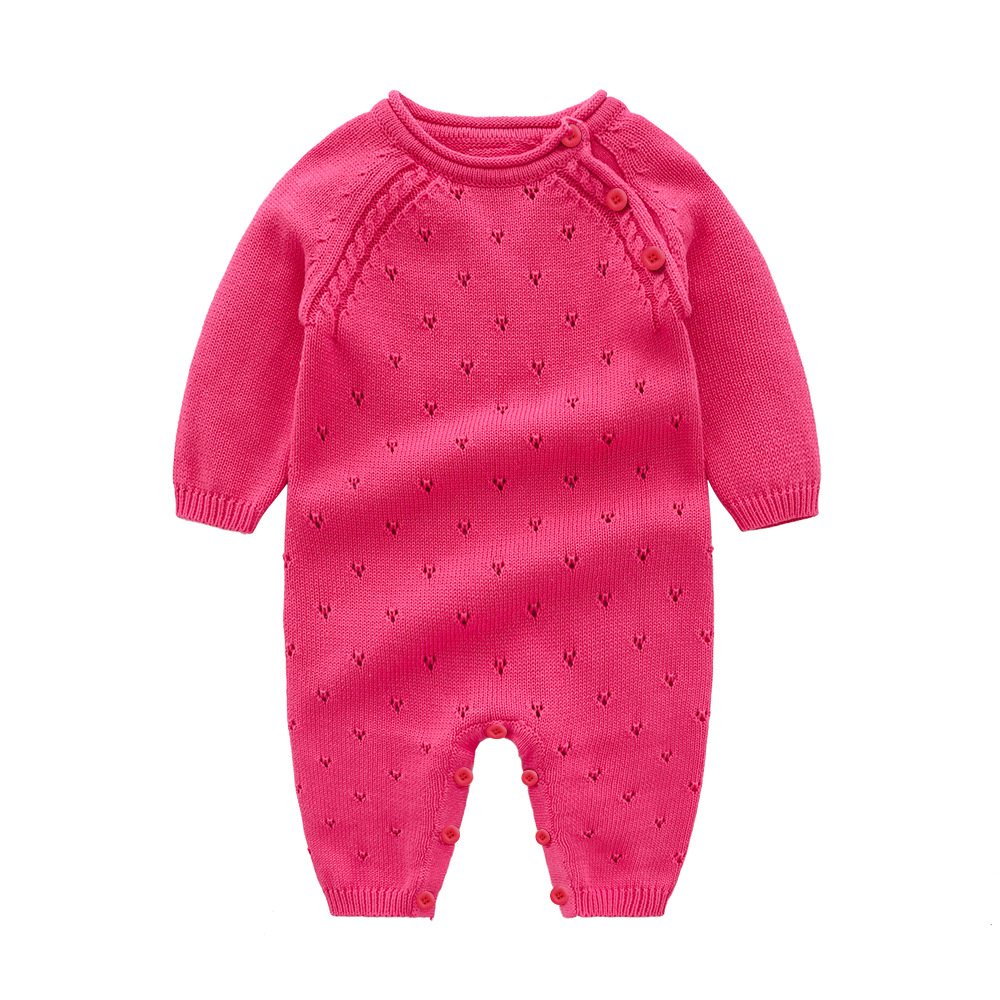 Newborn Designer Baby Girl Clothes Fashion Knitted Baby Romper Winter Sweater Boys Rompers