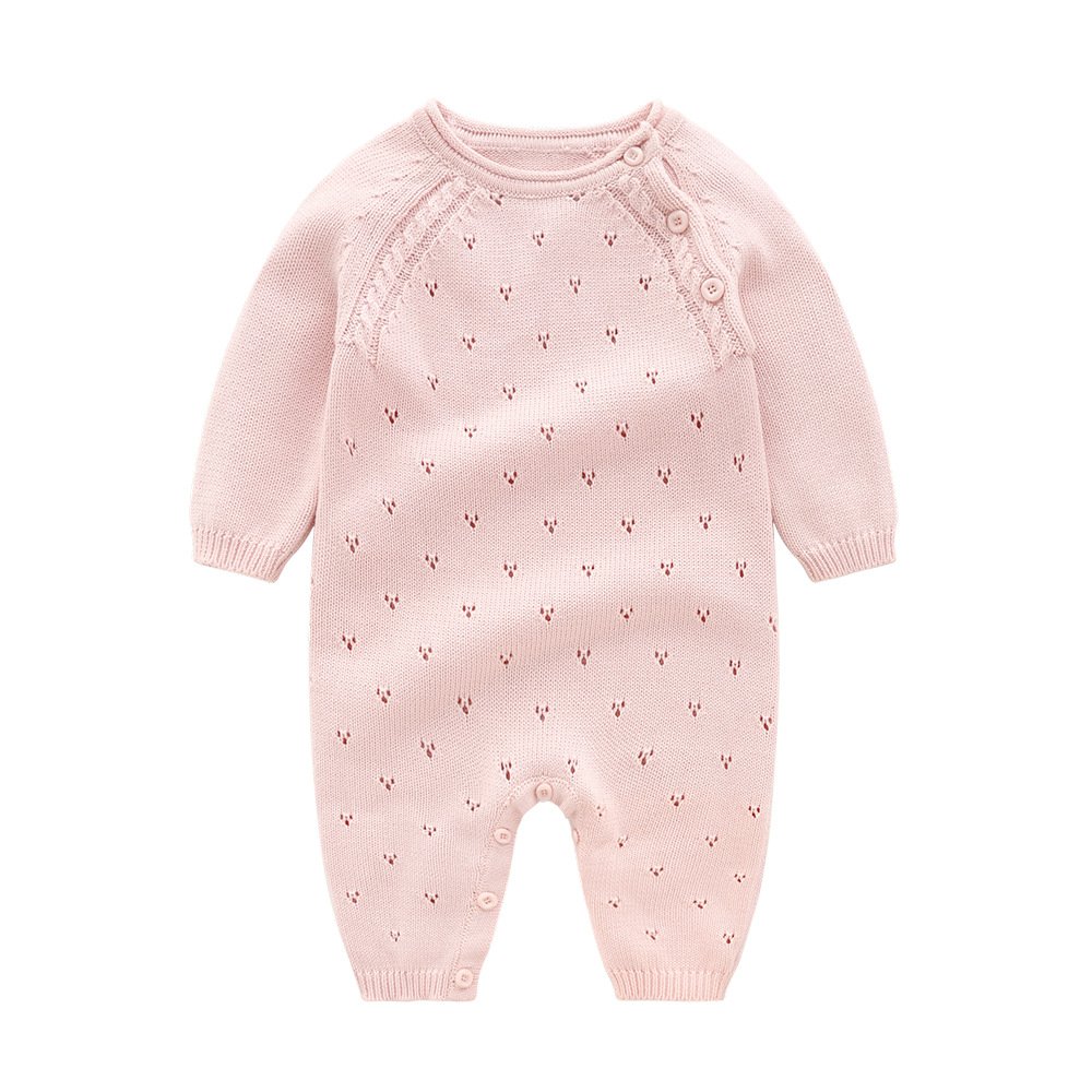 Newborn Designer Baby Girl Clothes Fashion Knitted Baby Romper Winter Sweater Boys Rompers