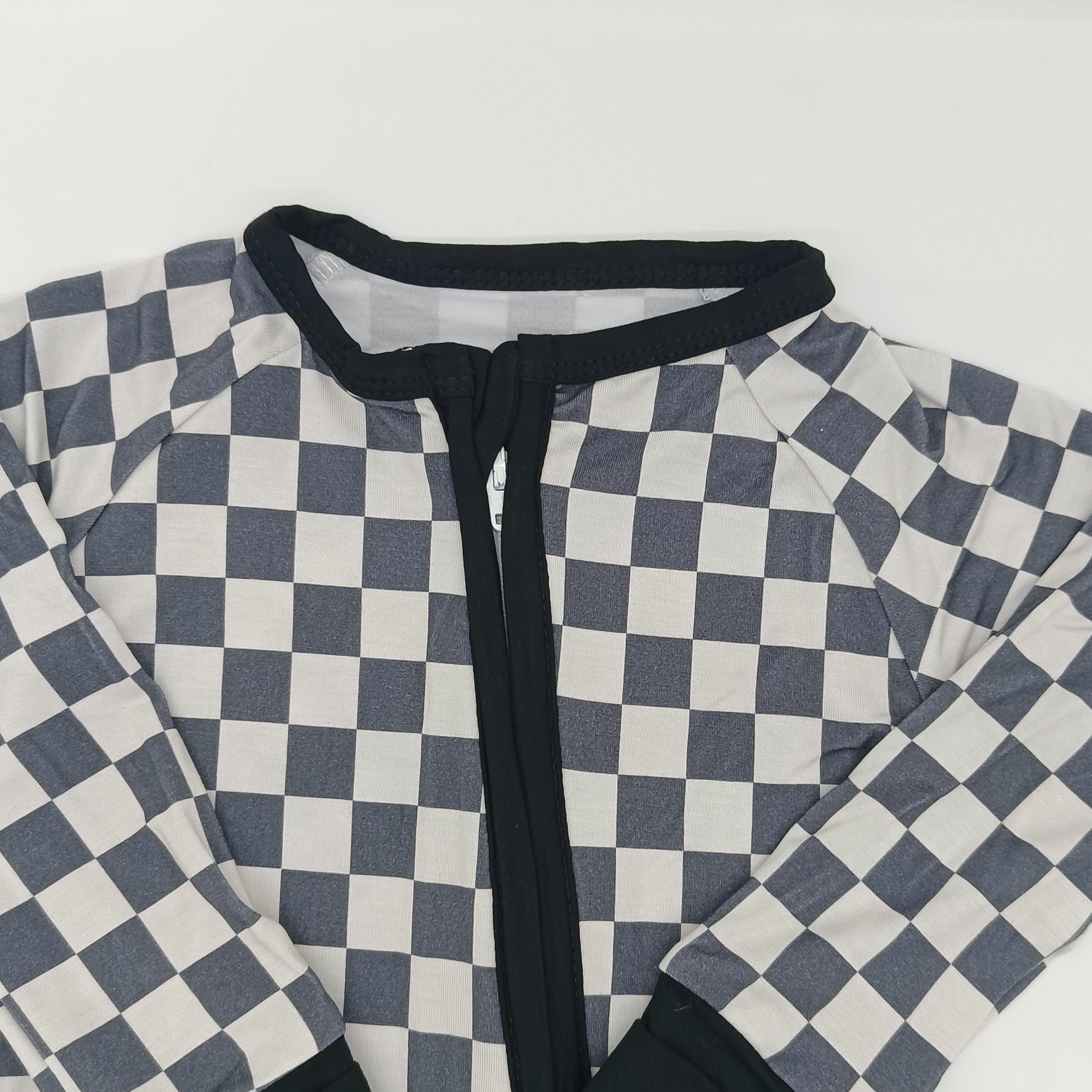 baby cotton clothes bamboo long-sleeved zipper kids jumpsuit