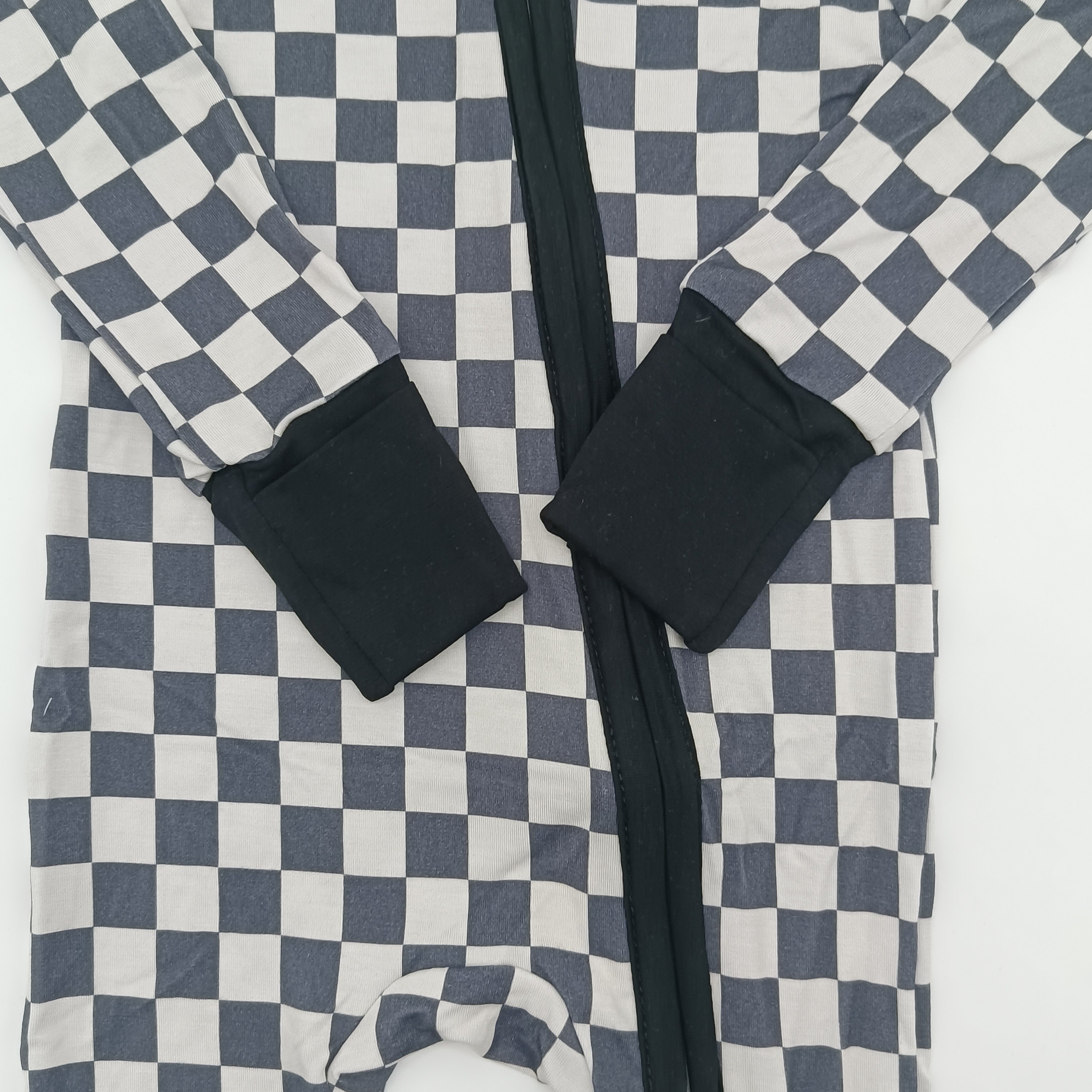 baby cotton clothes bamboo long-sleeved zipper kids jumpsuit