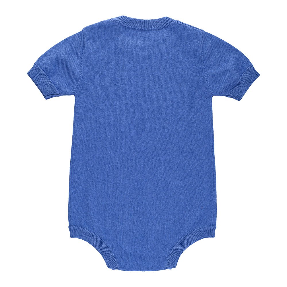custom spring summer 100% cotton plain baby romper knitted newborn baby clothes short sleeve jumpsuit