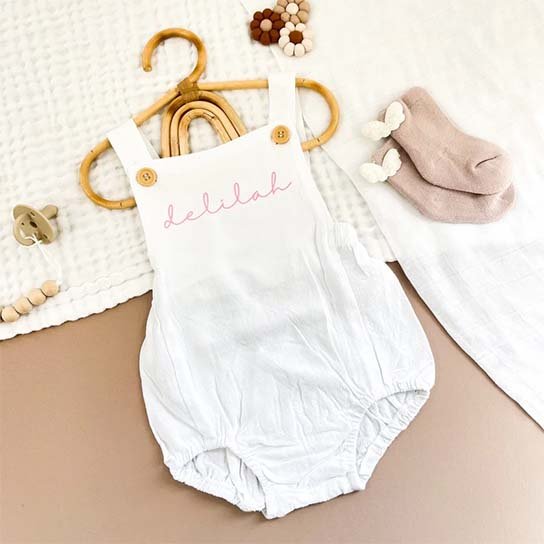Customized Baby Clothing Set Personalized Sublimation Baby Rompers For Newborns