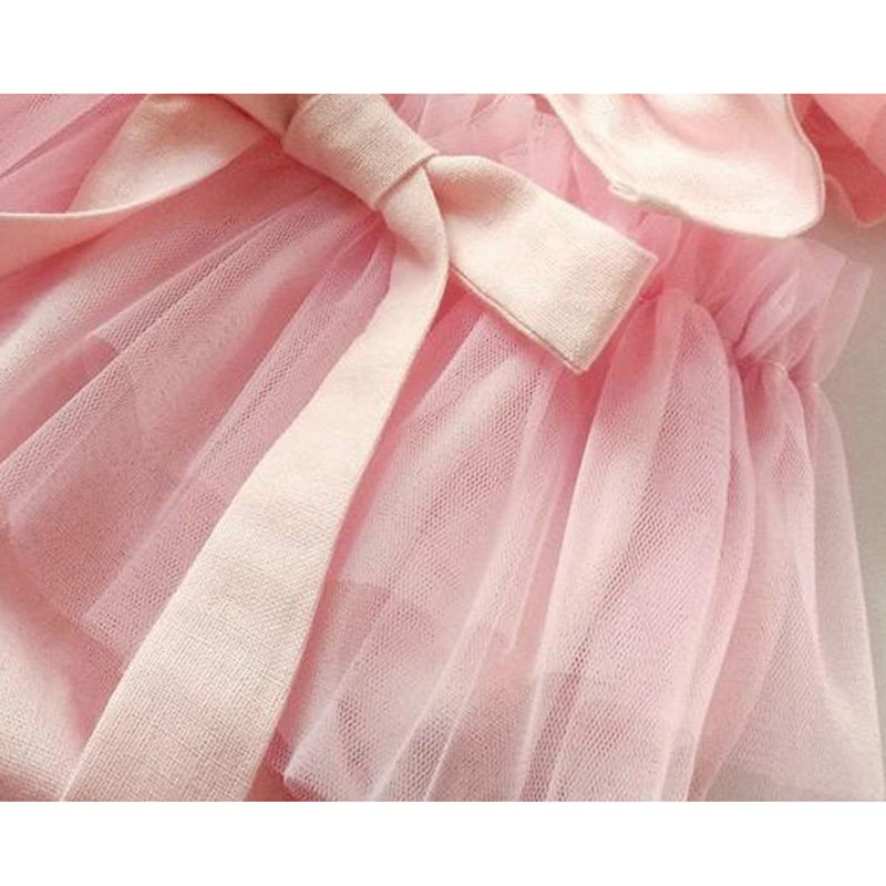 Solid color ruffled sleeve infant baby toddler romper soft linen material baby girls rompers