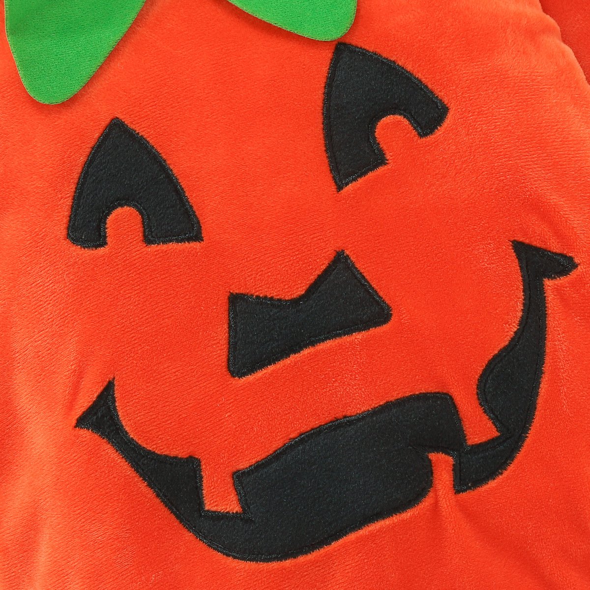 Autumn and Winter Infant Halloween Clothes Newborn Pumpkin Shaped Hooded Zip Jumpsuit Sleeveless Baby Romper