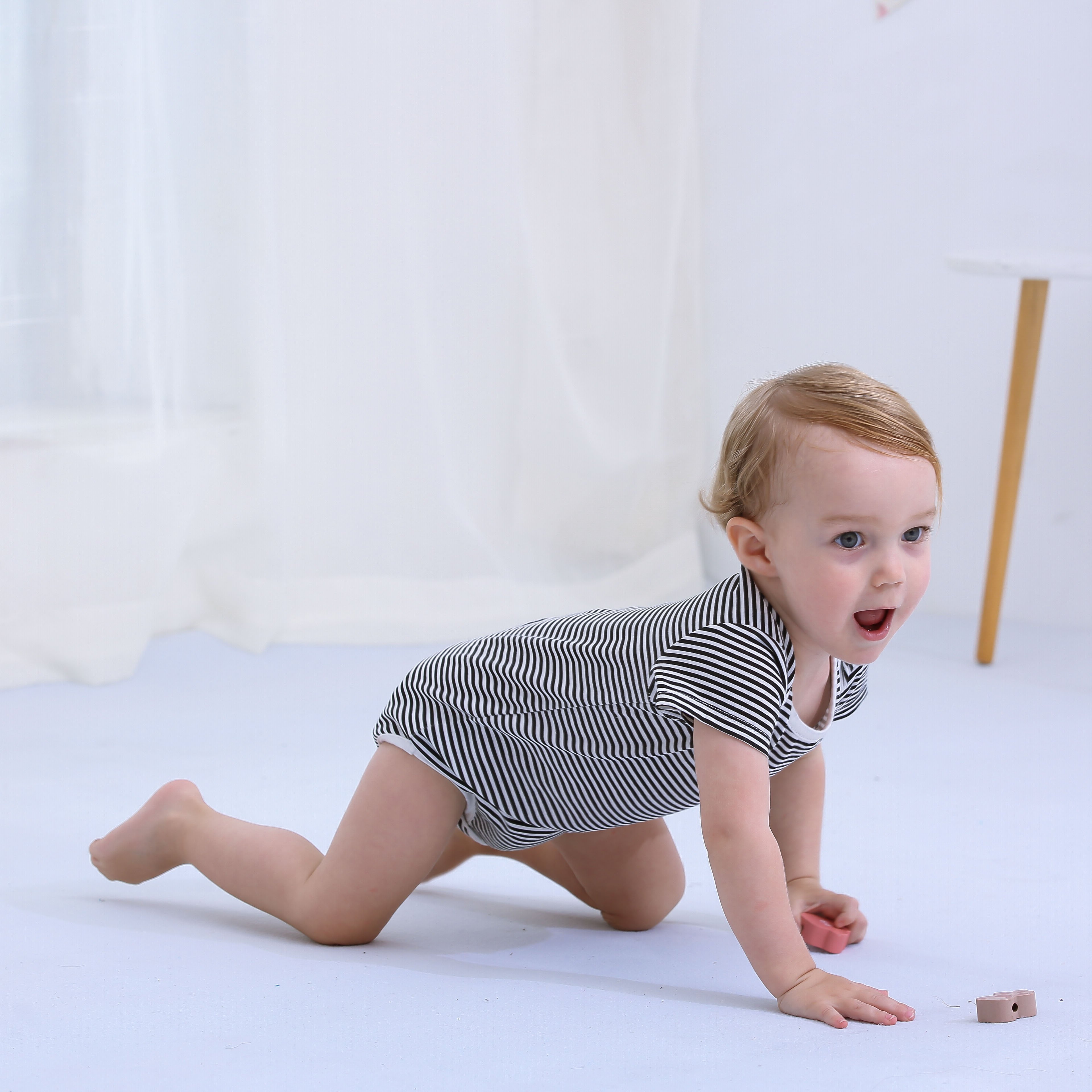 Boutique toddler clothing summer snap crotch bodysuit short sleeves 3 pieces set baby boy clothes