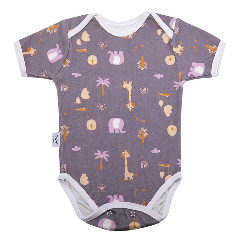 Baby Boys Short Sleeve Rompers, 100% Organic Cotton One-piece Coverall and Layette Set plus size jumpsuits, playsuits & bodysui
