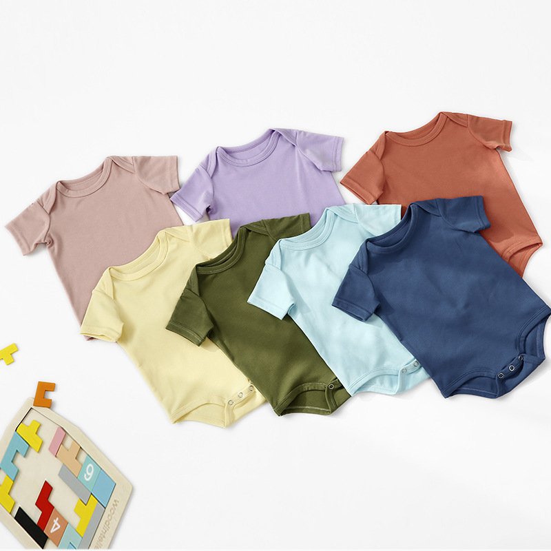 New Summer Boys Babies Girls Jumpsuit Onesie 100% Cotton Baby Rompers Newborn Clothes Set