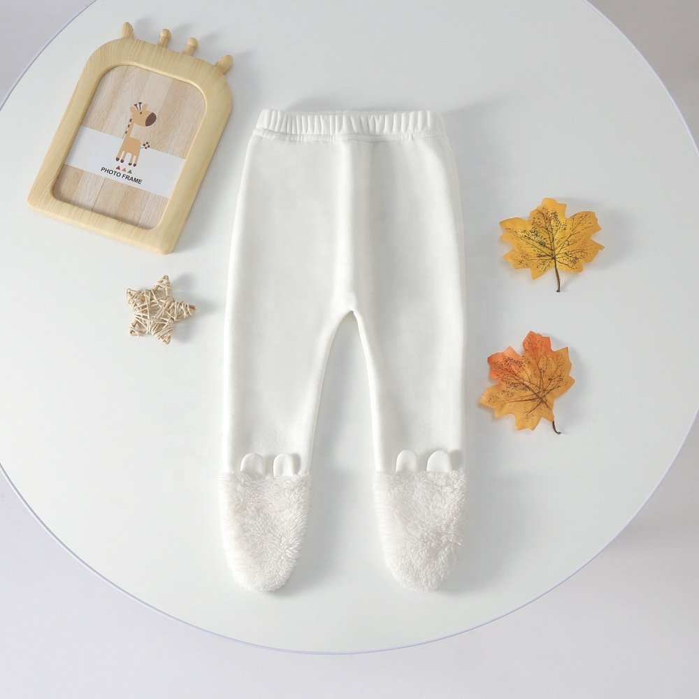 Ins baby autumn and winter clothes velvet cute infant hooded bear jumpsuit warm baby long sleeve romper