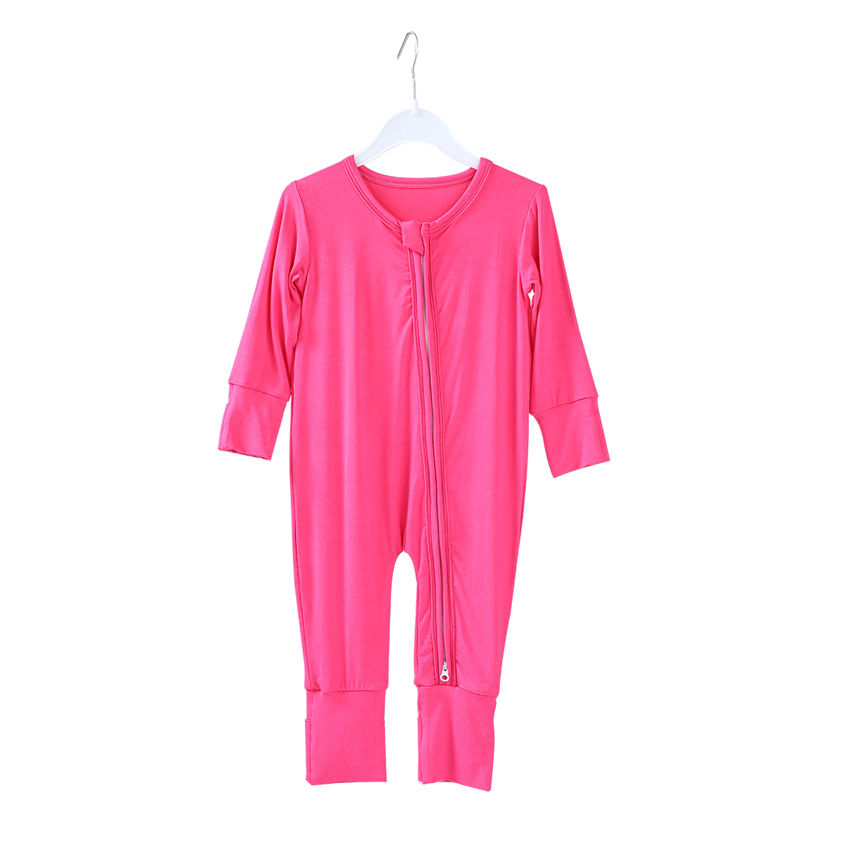 high quality one piece double zipper bamboo baby clothes sleep kids clothes 95 bamboo toddler pajamas baby rompers
