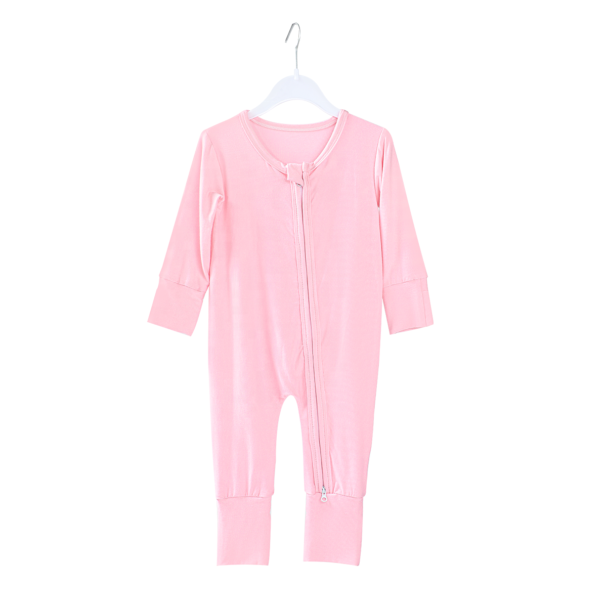 high quality one piece double zipper bamboo baby clothes sleep kids clothes 95 bamboo toddler pajamas baby rompers
