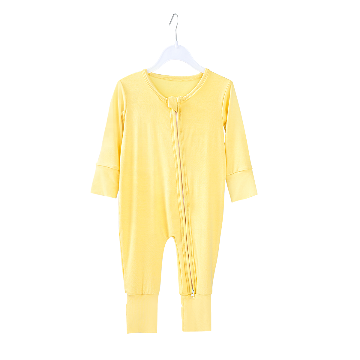 high quality one piece double zipper bamboo baby clothes sleep kids clothes 95 bamboo toddler pajamas baby rompers