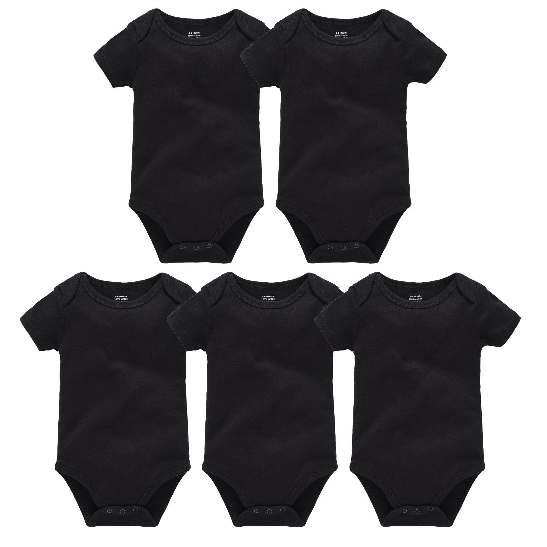 Baby Clothes 100% Cotton Short Sleeve Plain Jumpsuit Custom Logo Baby Romper Boy And Girl Baby Onesie