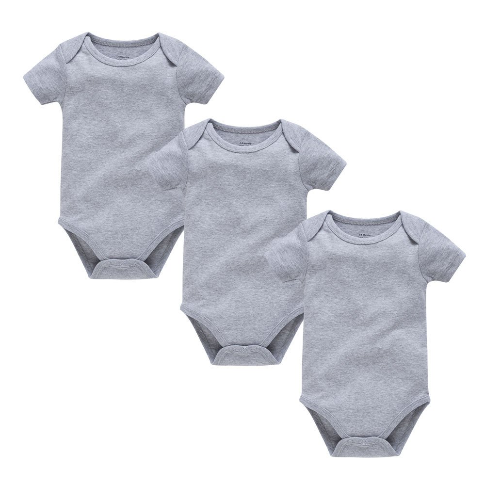 Baby Clothes 100% Cotton Short Sleeve Plain Jumpsuit Custom Logo Baby Romper Boy And Girl Baby Onesie