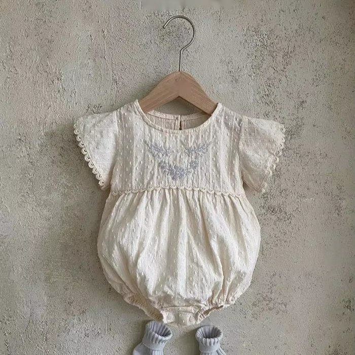 Summer new ins baby Jumpsuit Cotton Embroidered comfortable Baby Clothes romper