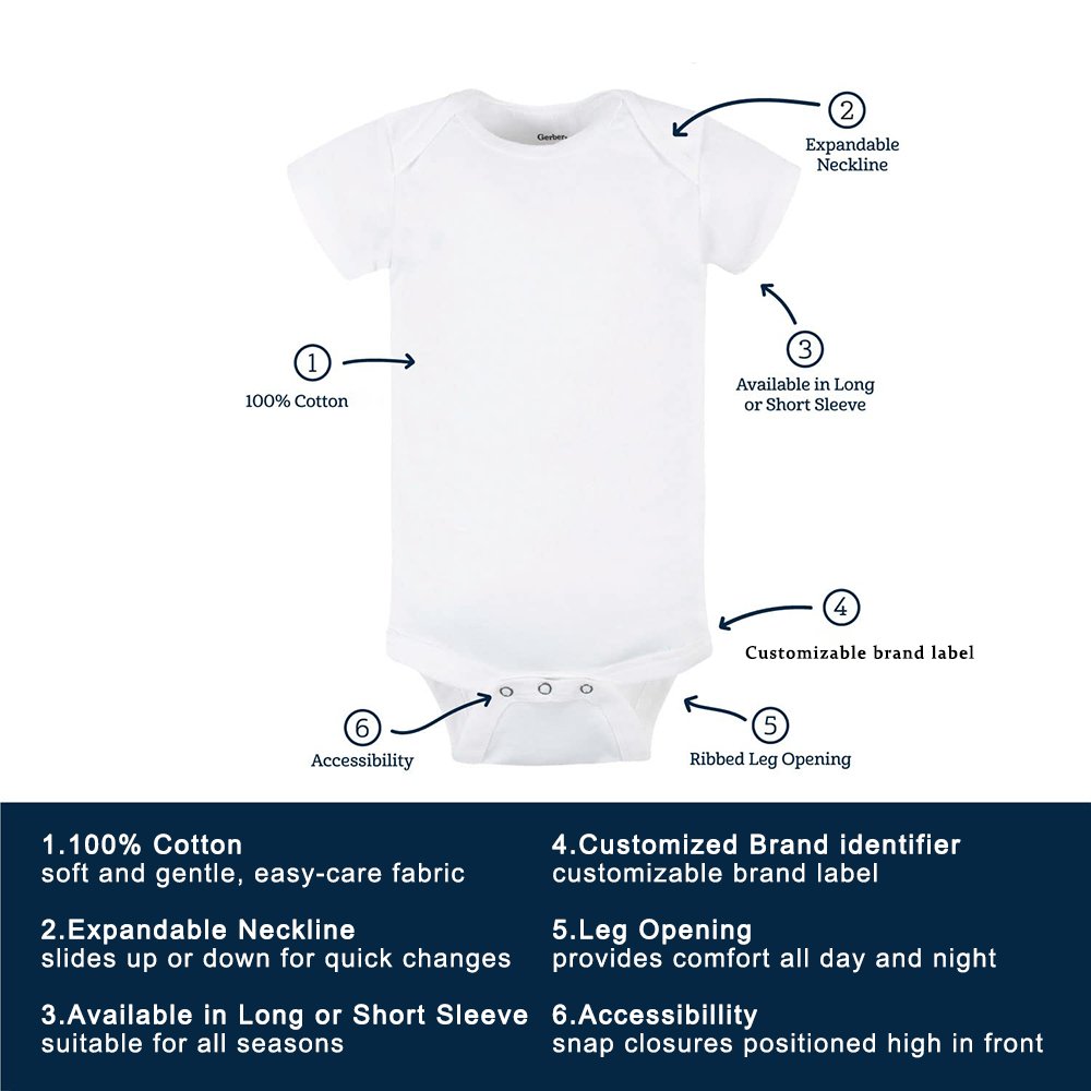 Wholesale Summer Baby Clothes New born Onesie Boys Girls Jumpsuit Organic Cotton Short sleeve Baby romper