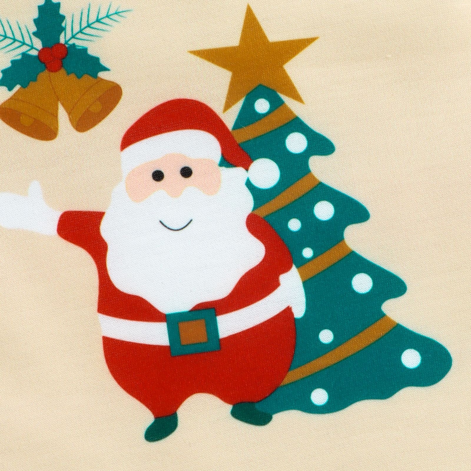 Baby Christmas Clothes Bodysuit Winter Boneless Newborn Clothing Santa Claus Soft Baby Bodysuit Pajamas Baby Long Sleeve Rompers