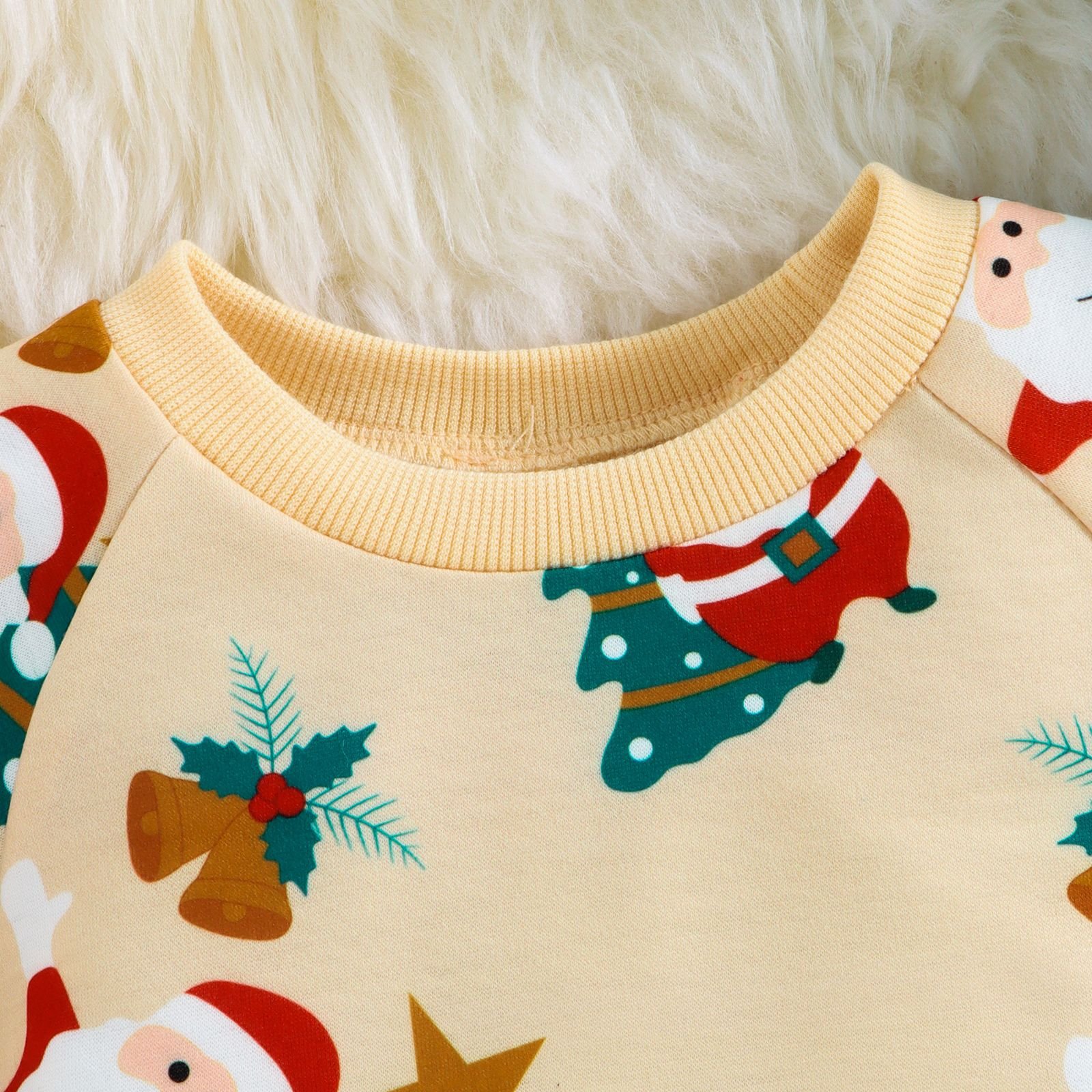 Baby Christmas Clothes Bodysuit Winter Boneless Newborn Clothing Santa Claus Soft Baby Bodysuit Pajamas Baby Long Sleeve Rompers