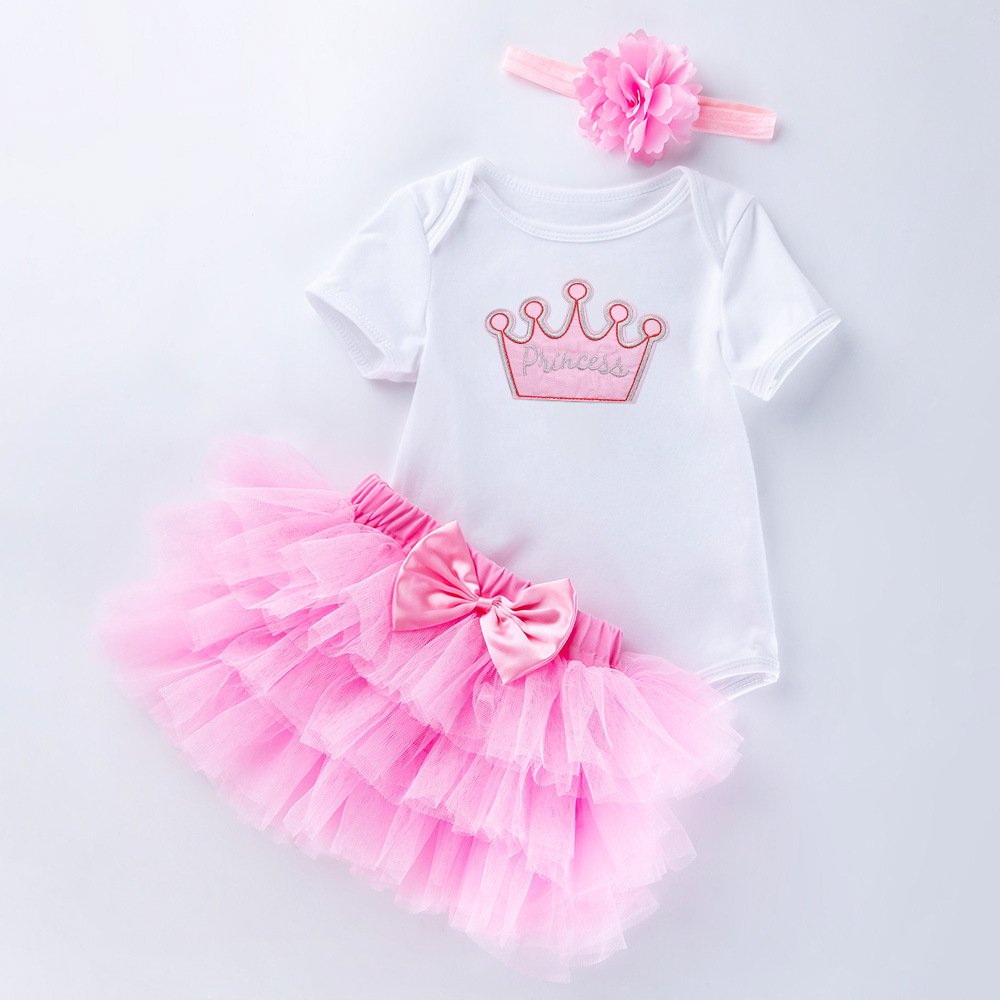 Girls Christmas Cotton Frocks Garment Child Apparel Children Wear Kids Clothes Sets Newborn Baby Clothes Infant Baby Rompers
