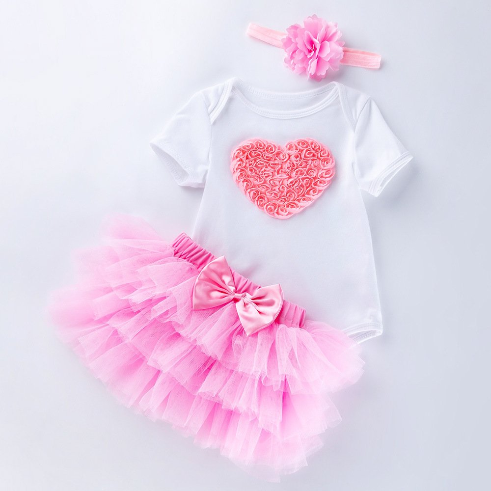 Girls Christmas Cotton Frocks Garment Child Apparel Children Wear Kids Clothes Sets Newborn Baby Clothes Infant Baby Rompers