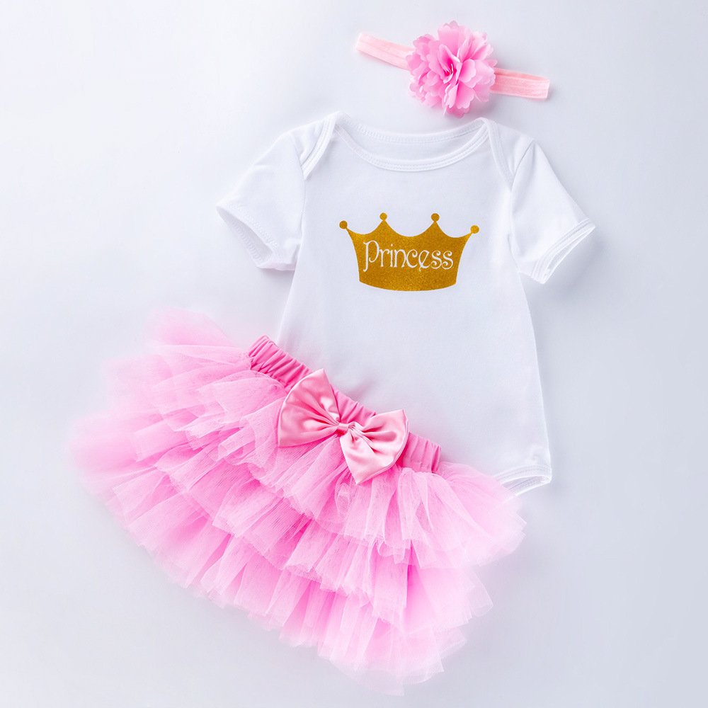 Girls Christmas Cotton Frocks Garment Child Apparel Children Wear Kids Clothes Sets Newborn Baby Clothes Infant Baby Rompers