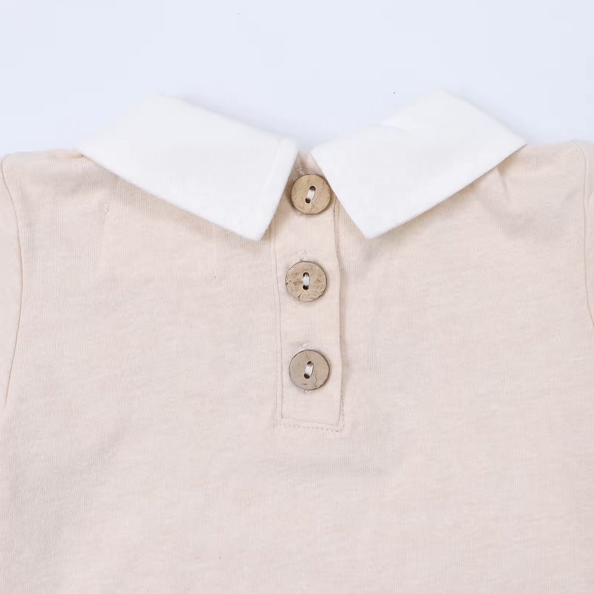 Petelulu Custom Organic Cotton Newborn Baby Romper Casual Short Sleeve Baby Clothes Set Baby Summer Rompers With Snap Button