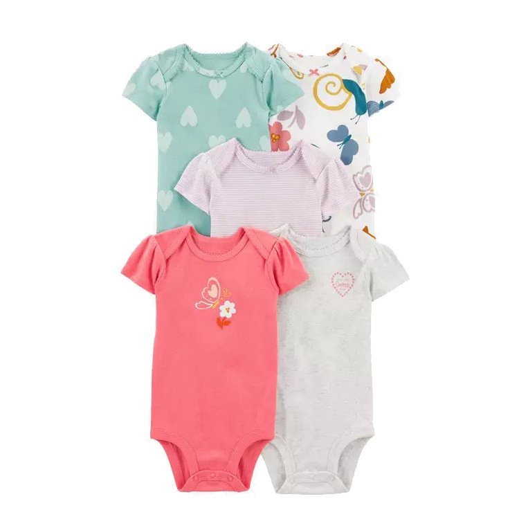 Hot new summer baby jumpsuit short sleeve boys and girls cotton baby rompers 0-3 months baby clothes wholesale