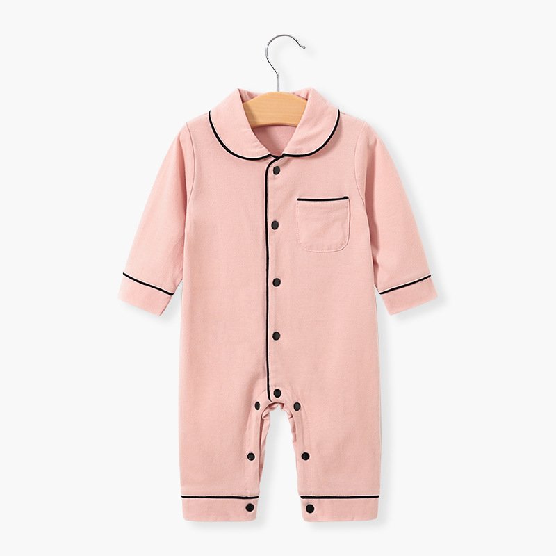 Purorigin Wholesale Long Sleeve Casual Baby Pajama Baby Spring Clothing Set Cute Baby Onesie Household Clothing Kids Sleepwear