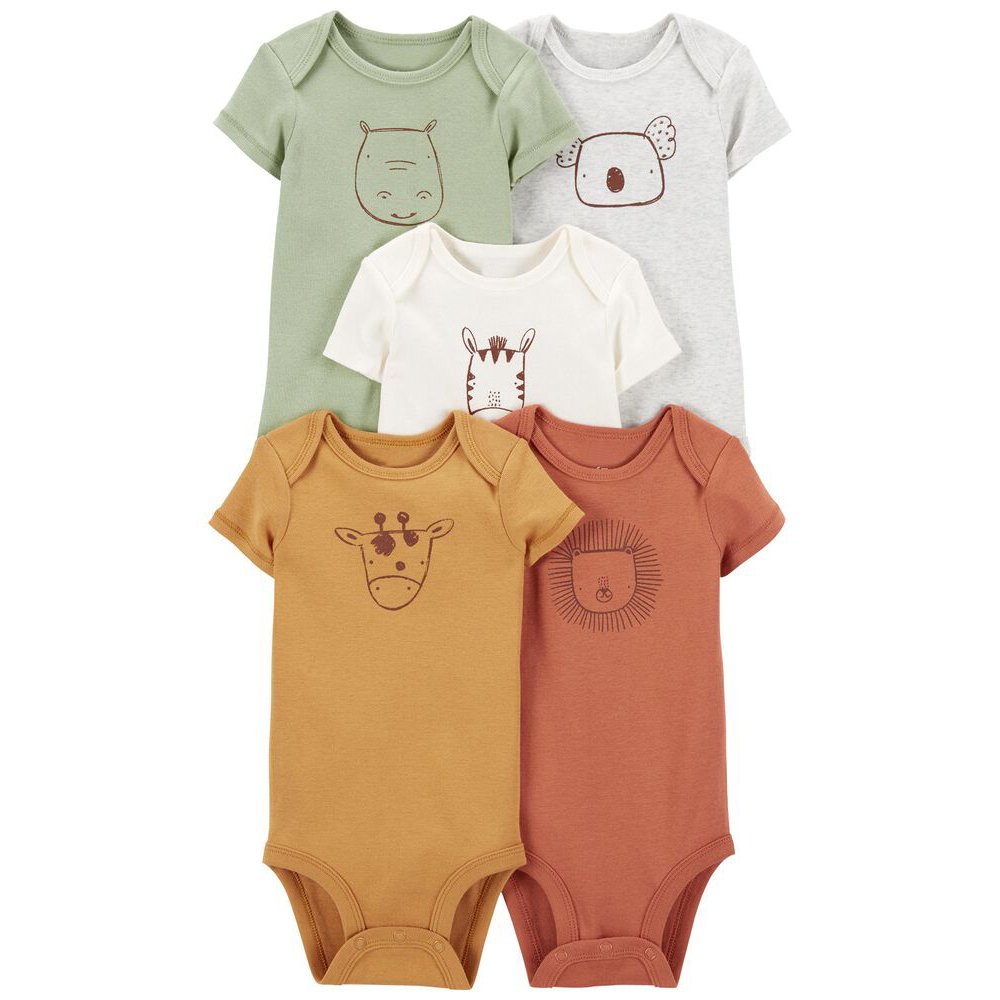 High Quality Baby Toddler Clothing Printed Cotton Comfortable Baby Crawling Short Sleeved One Piece