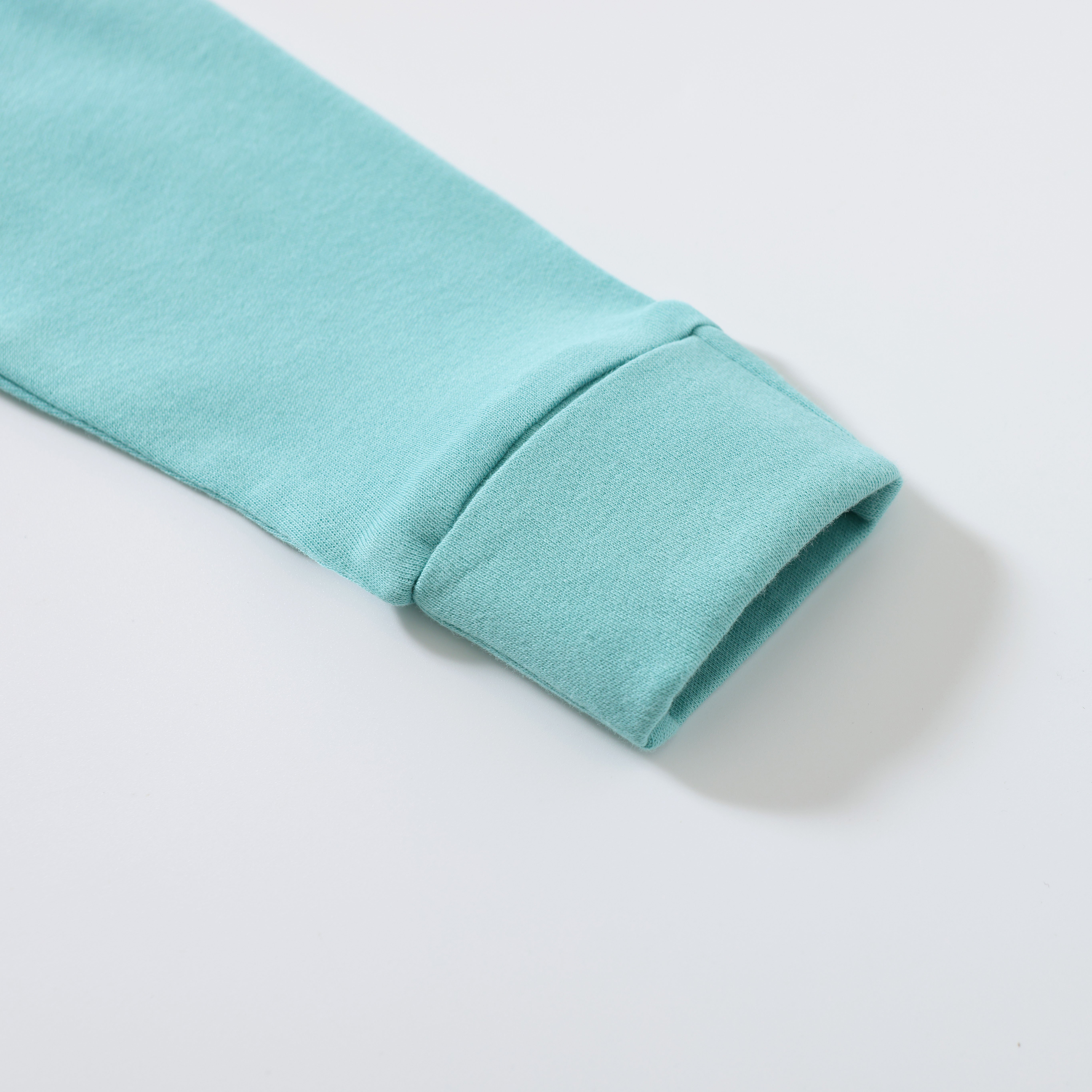 High Quality Solid Color Baby Rompers Organic Cotton Long Sleeve 2-Pieces Infants Toddlers Pajamas