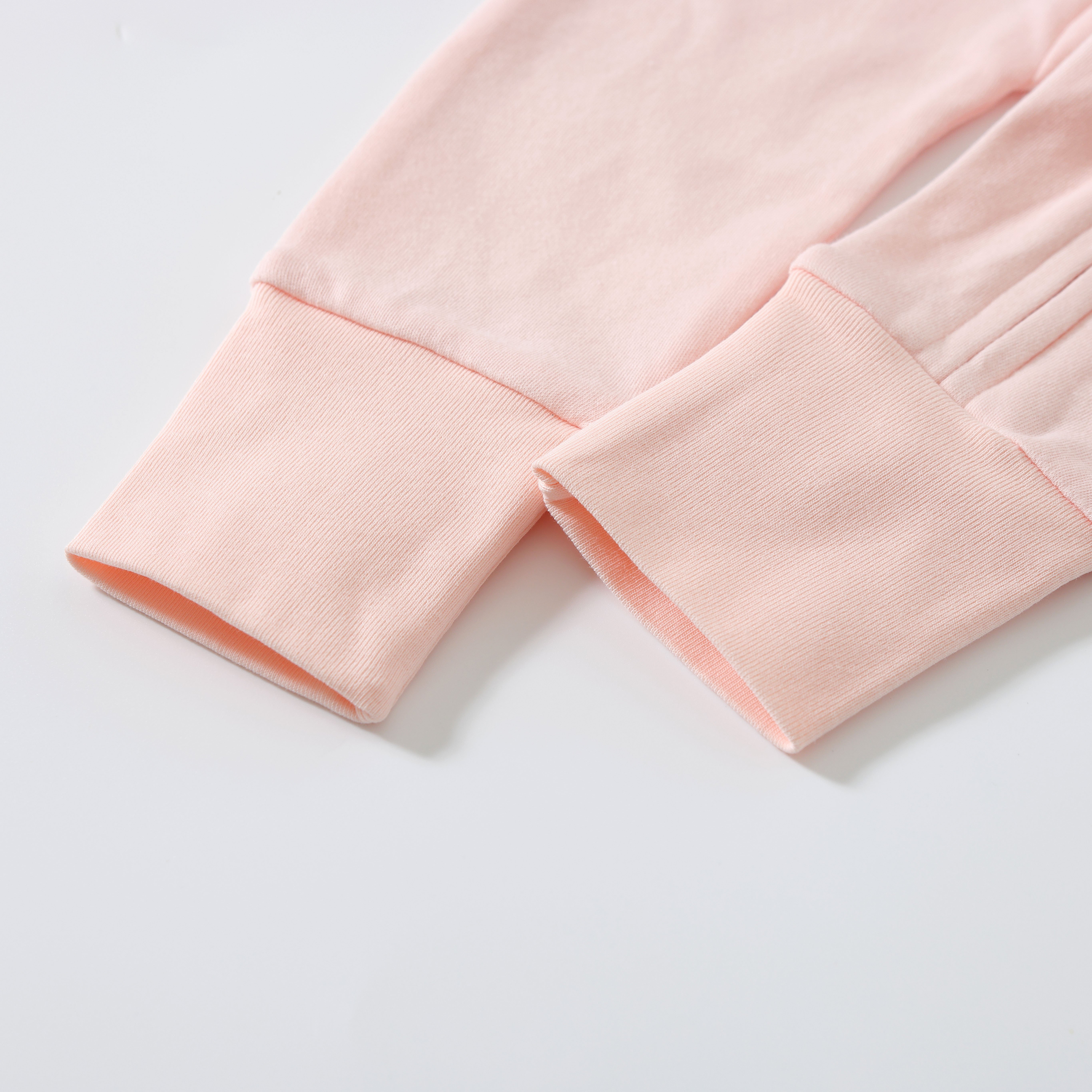 High Quality Solid Color Baby Rompers Organic Cotton Long Sleeve 2-Pieces Infants Toddlers Pajamas