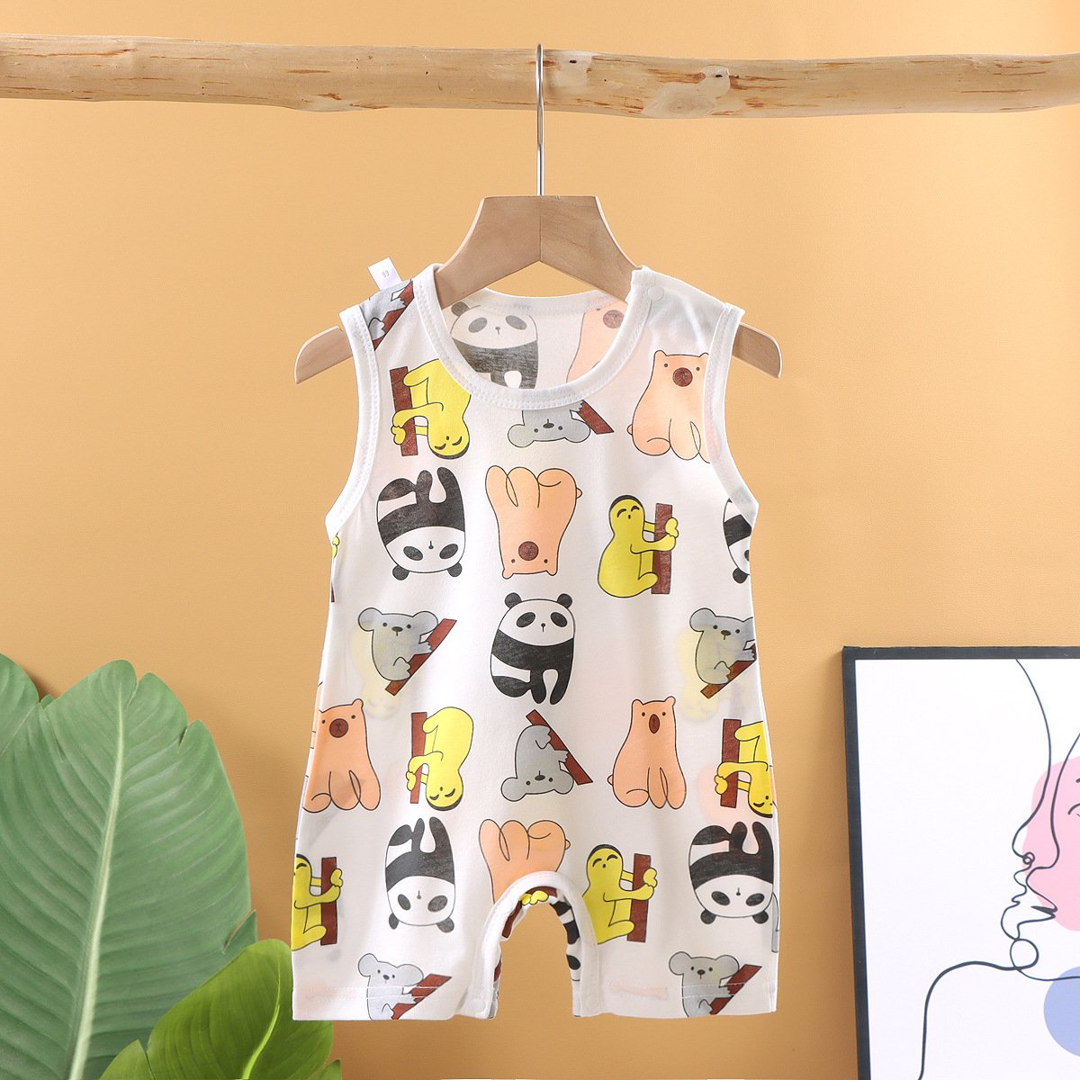 Purorigin Free sample baby rompers 100% cotton newborn baby clothes baby romper