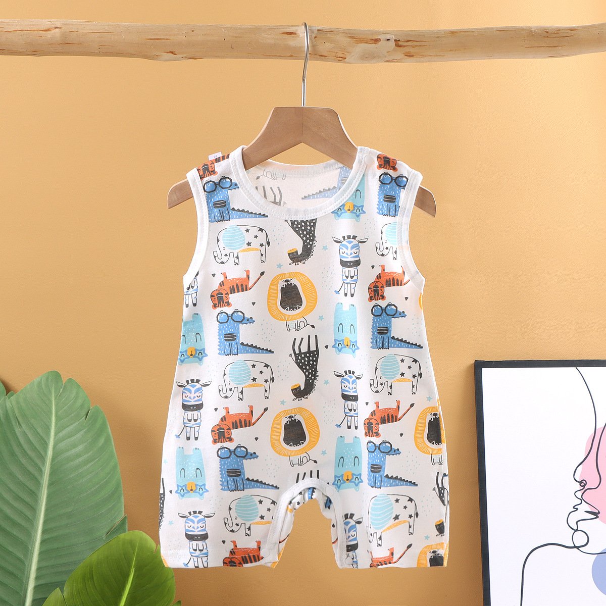 Purorigin Free sample baby rompers 100% cotton newborn baby clothes baby romper
