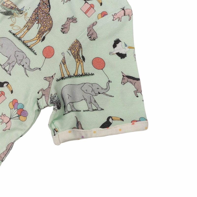 Organic bamboo infant organic clothes baby short romper eco friendly baby rompers summer sustainable baby clothing rompers
