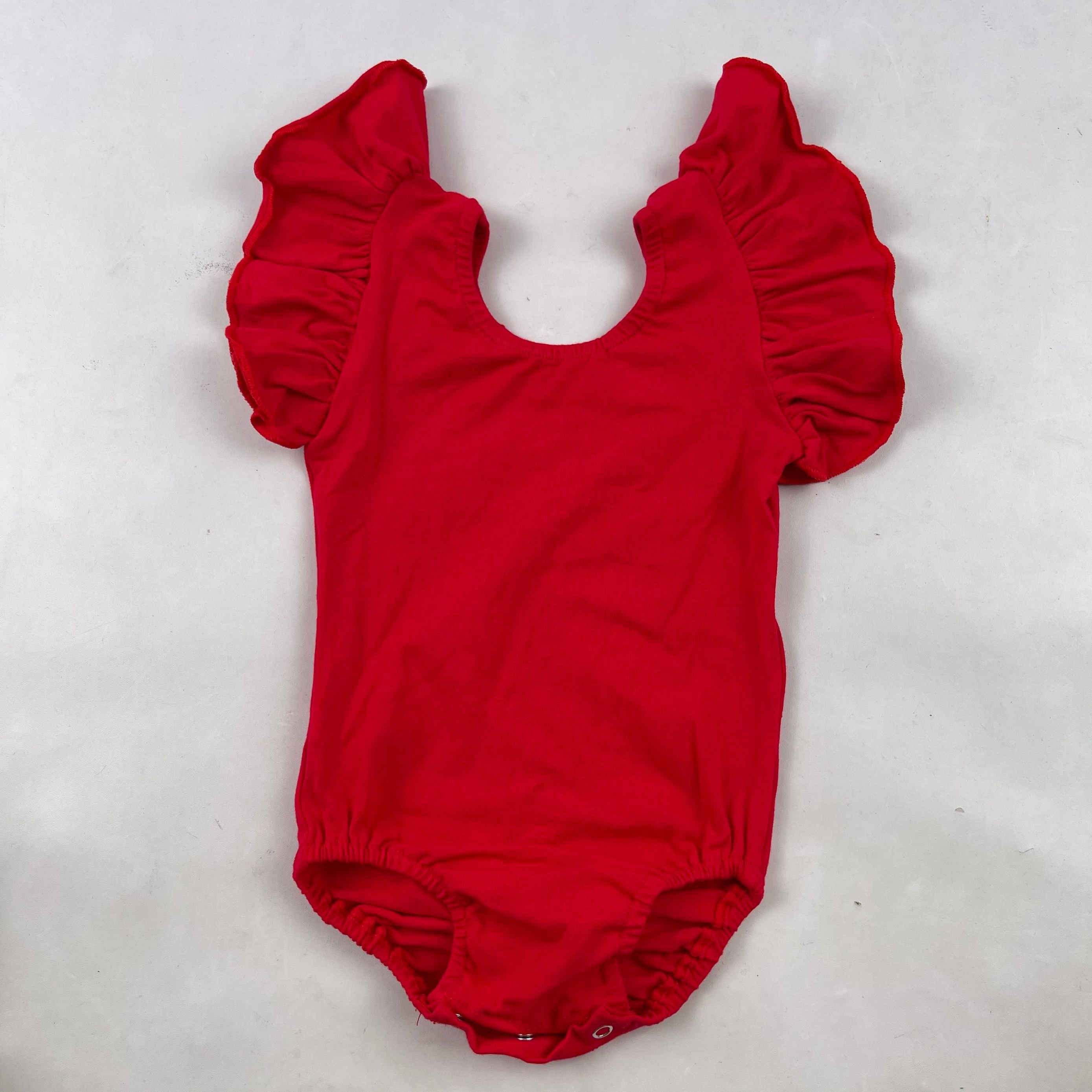 Wholesale Multi Color Ruffle Sleeve Baby Girls Ballet Leotards Infant & Toddlers Cotton Flutter Baby Leotards Romper