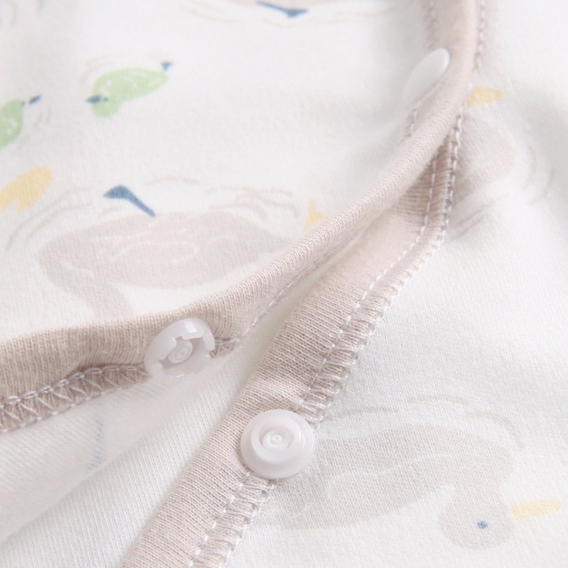 Newborn Triangle Bag Fart Clothes Cotton Pajamas Spring And Autumn Long-sleeved Baby Romper Romper Baby Jumpsuit