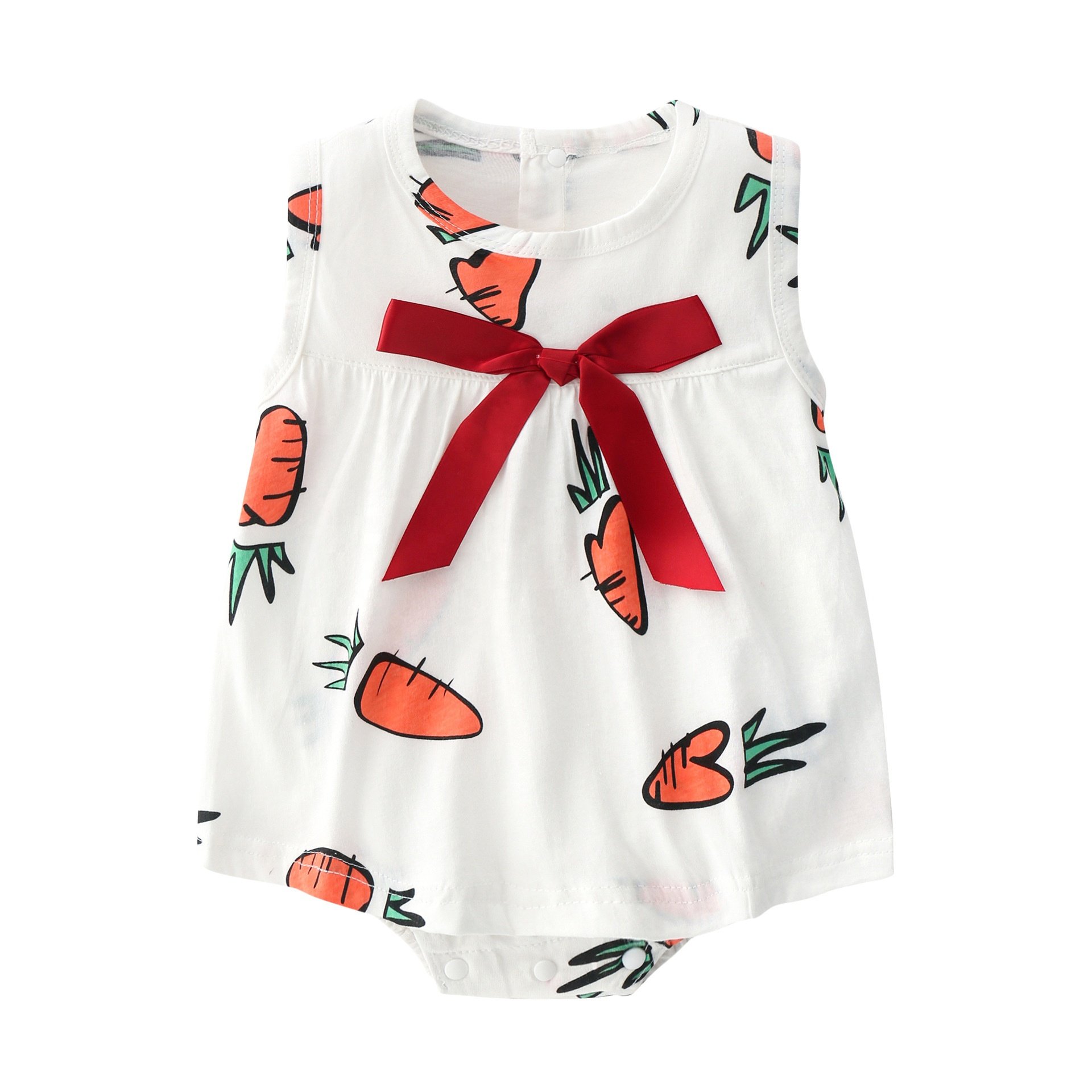 Baby Clothes Summer Bodysuit Newborn Cute Flowers Bow Girl Infant Short Sleeve Baby Romper