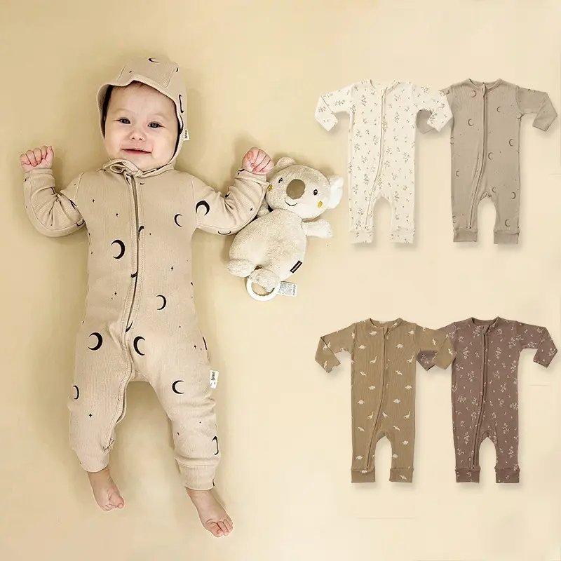 Quality Assurance Kids Viscose Pajamas Bamboo Baby Romper Sleeper With Strength Store