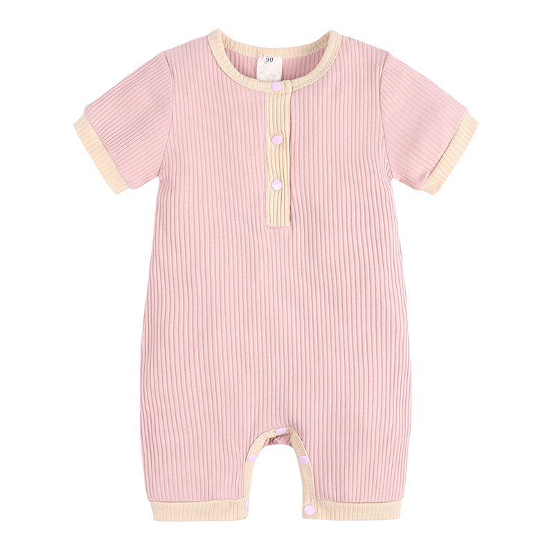 original newborn High Quality Baby 100% cotton overall romper Summer new children's short sleeve cloth Baby dresses cartoon jumpsuit bodysuit designed baby custom