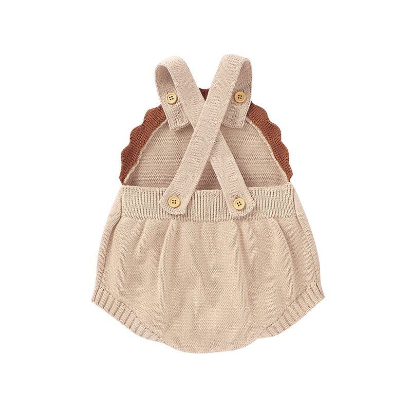 Mimixiong Knit Fast Delivery 100% Cotton Newborn Infant Baby Girl Romper Plain Baby Clothes Baby Clothing Romper OEM