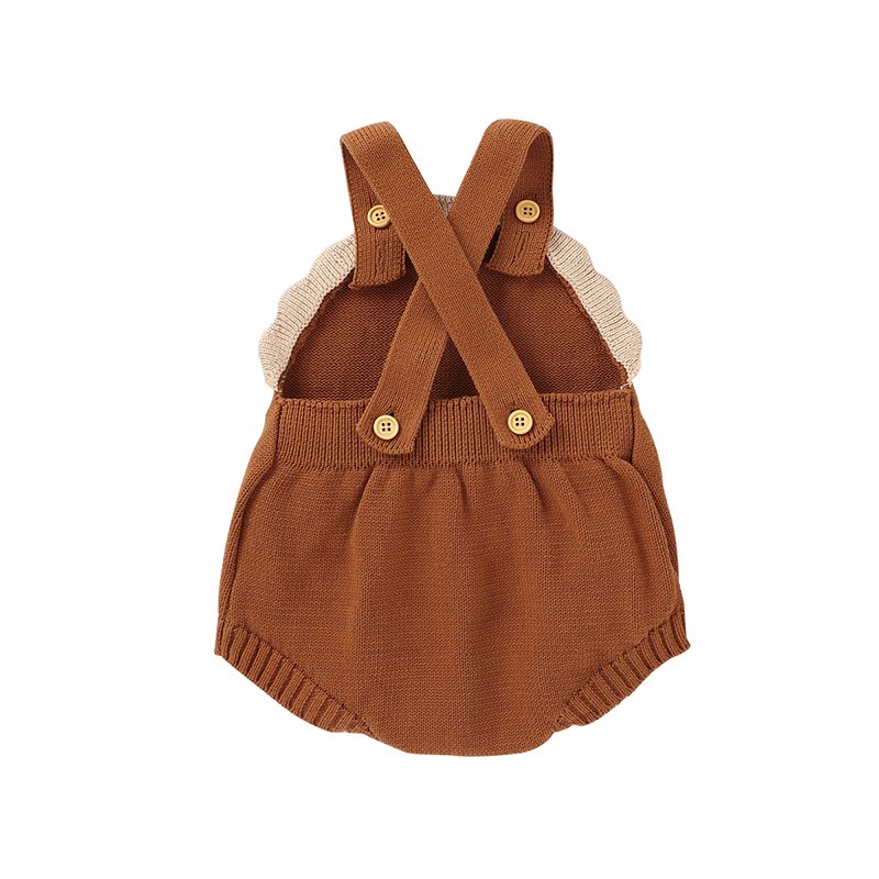 Mimixiong Knit Fast Delivery 100% Cotton Newborn Infant Baby Girl Romper Plain Baby Clothes Baby Clothing Romper OEM