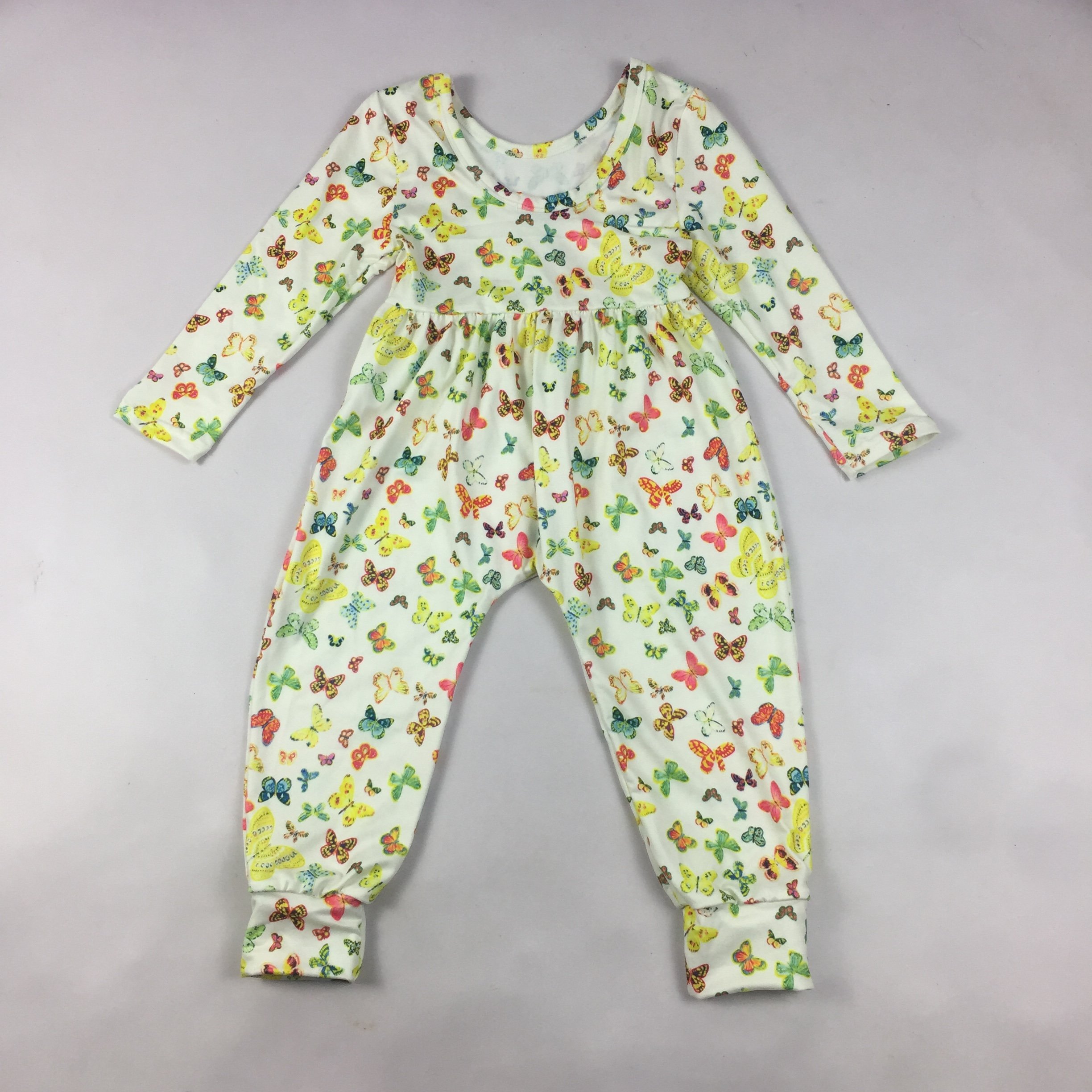 2021 Winter Floral Print Romper Milk Silk Suspender Casual Clothes Baby Clothing Jumpsuit Bodysuit For Girls
