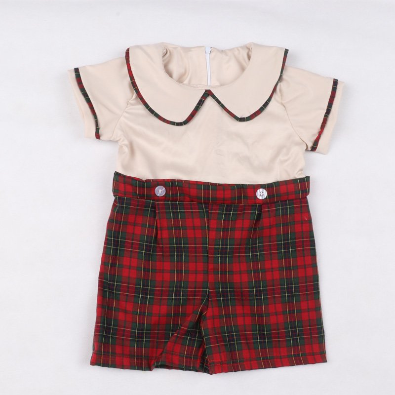 Christmas baby clothes new born knitted baby romper bodysuits 3 pcs suits sets red plaid romper jumpsuits dress newborn clothes