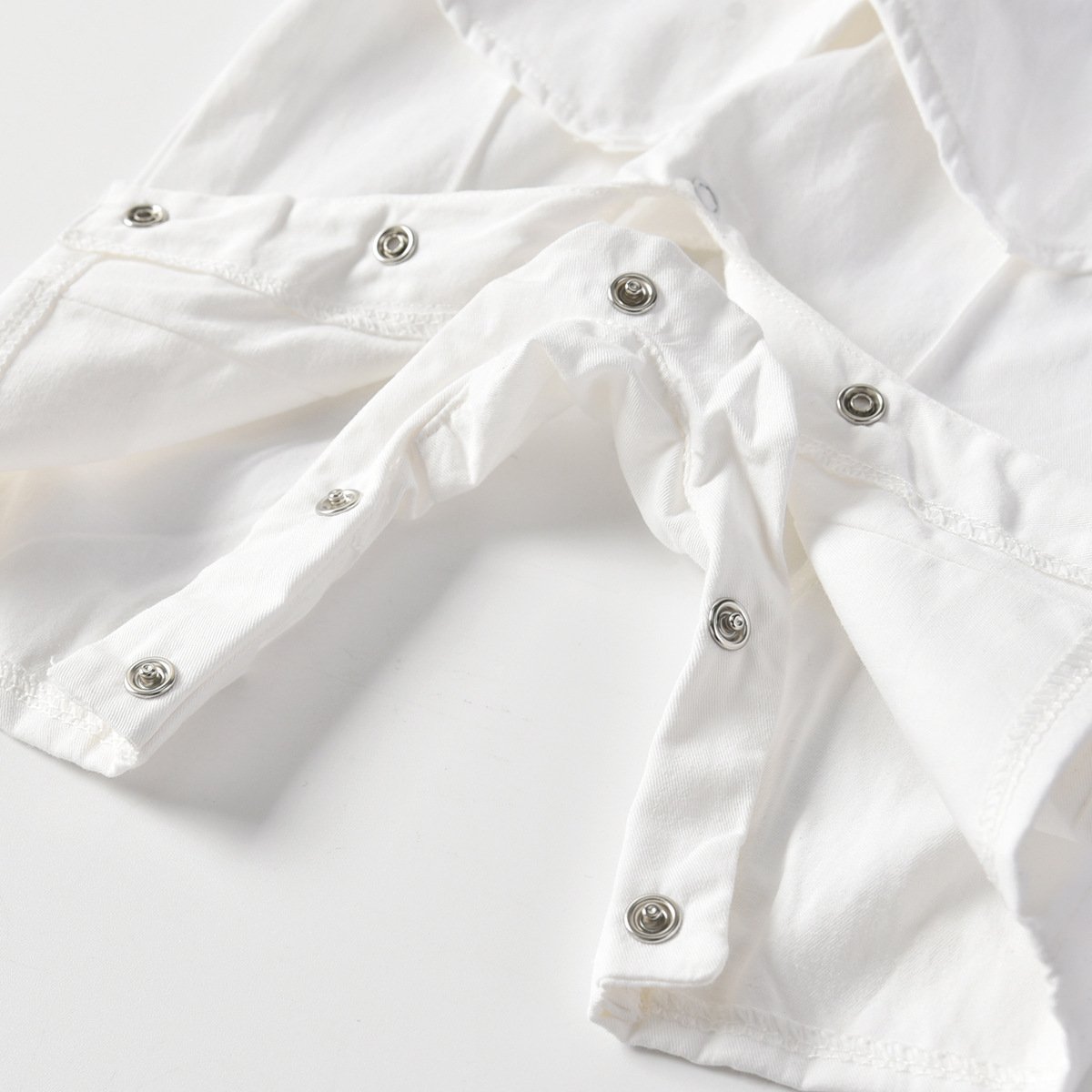Cheap Summer White Romper Baby Boy Christening Dress Baby Romper Suit Baptismal Striped Baby Clothes Rompers