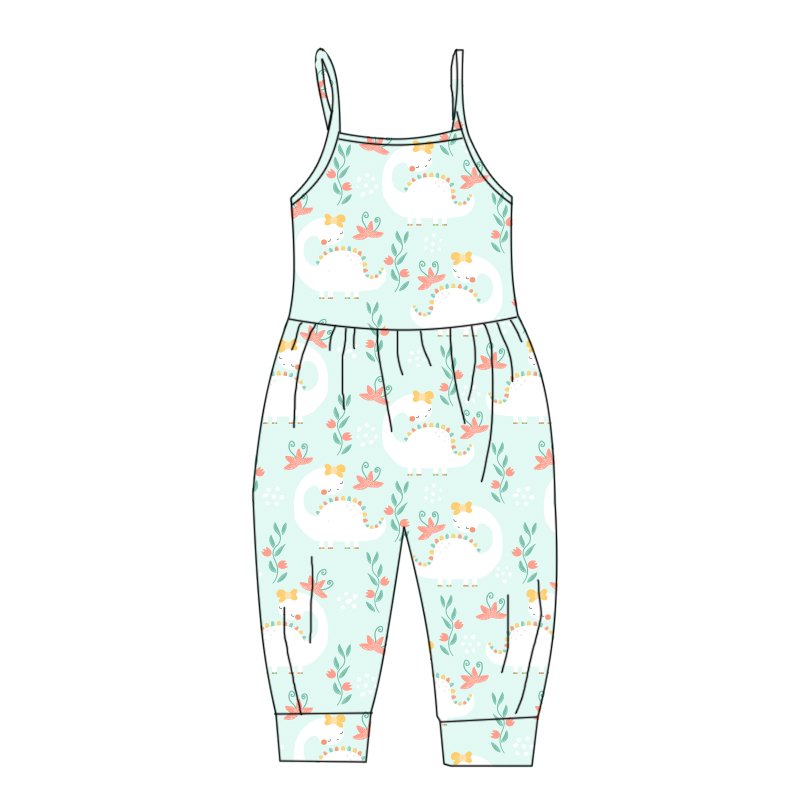QINGLI Custom Cartoon Pattern girl baby onesie sets Boutique Children's baby girl romper with legging halloween baby romper