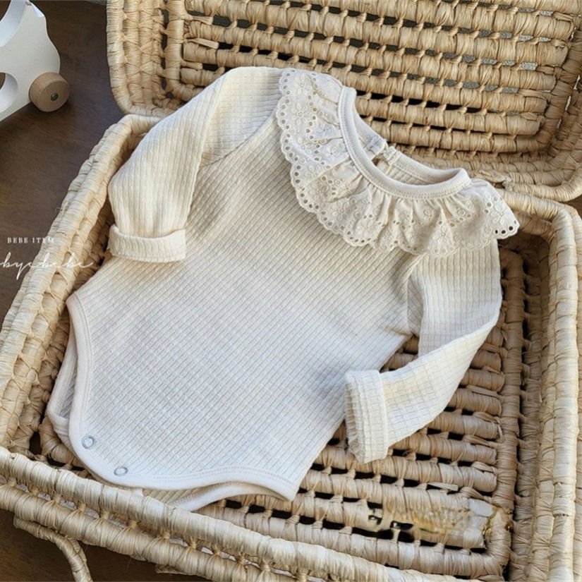 Autumn Infant Clothing Newborn Sling Romper Baby Knit Coat 3 Pieces Girls Baby Clothes Set