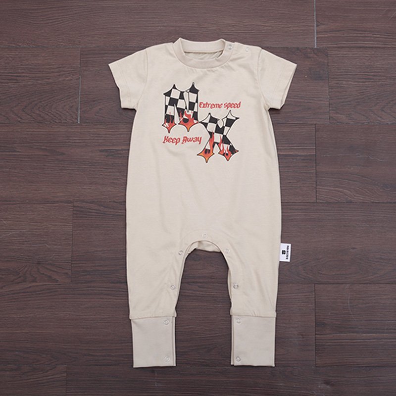 SEEJOYOU 100% Cotton Baby Romper for Girls Infants OEM Logo Low Price Summer Jumpsuit with Animal Print Bamboo Fabric Set