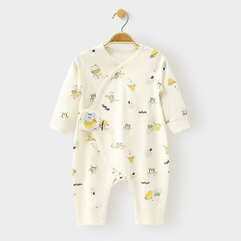 Baby Onesie 100% Organic Cotton Long Sleeve Baby Romper