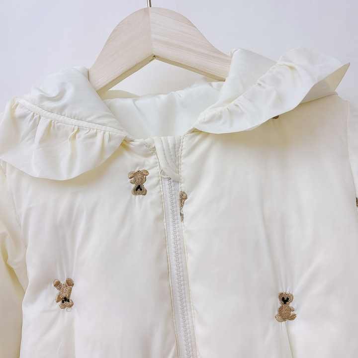 Custom New Wholesale Baby 0-3 years Winter Rompers Baby Zipper Onesies Kids Jumpsuit Outwear