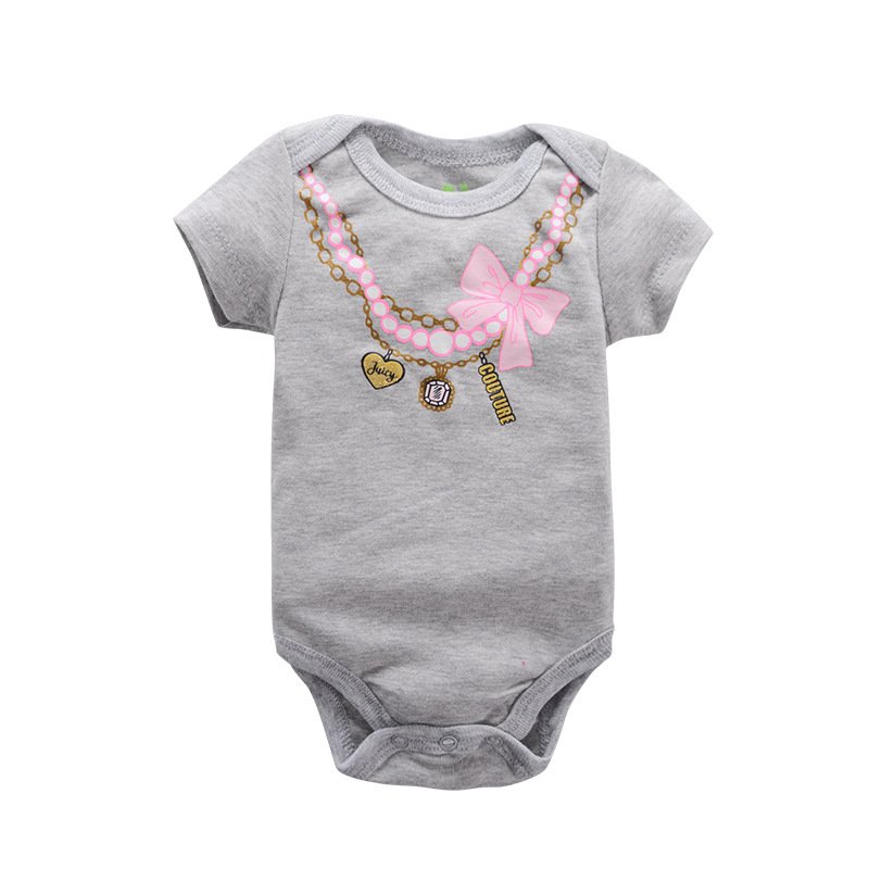 Baby clothing summer newborn cotton bag fart clothing 0-1 years old children's one-piece suit manufacturers wholesale